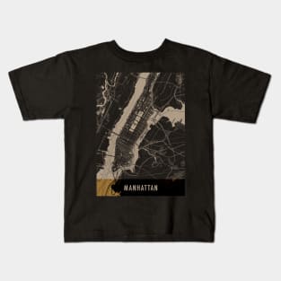 high resolution manhattan map Kids T-Shirt